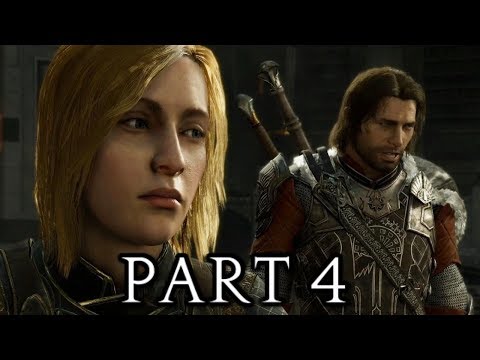 Middle Earth Shadow of War Walkthrough Gameplay Part 4 - The Seeing Stone - (Xbox One)