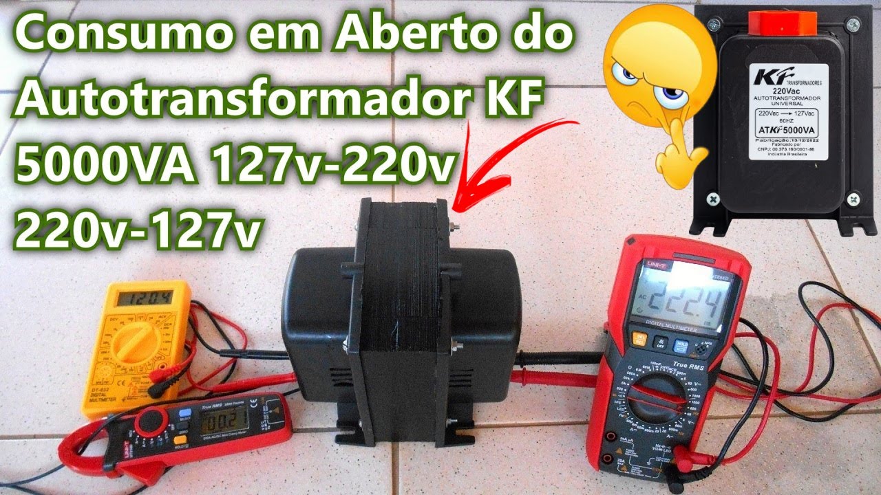 Auto Transformador Kf 5000VA 127v Para 220v , 220v Para 127v ! 13-02-2022
