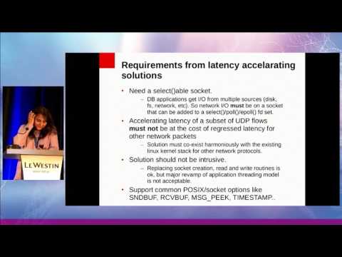 Netdev 2.1 Talk - Evaluating/improving kernel stack performance for RDBMS apps By Sowmini Varadhan