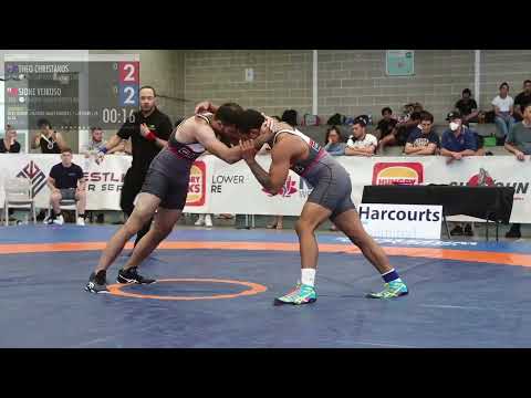 THEO CHRISTAKOS vs SIONE VEIKOSO (Tonga) - 79-86 KG - Freestyle Wrestling - November 2022, Australia