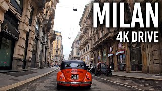 MILAN, Italy 🇮🇹 Scenic Drive Through the Heart of Milan | 4K Driving Tour