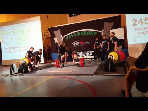 Chido Nnoli norgersrekord markløft 245 kg