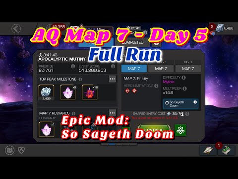 AQ Map 7 Variant 1 Day 5  (Season 8) #mcoc