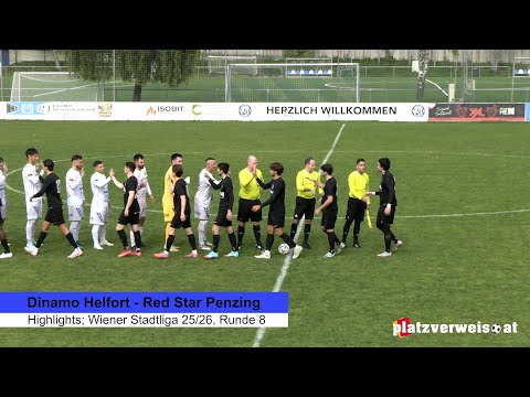 Highlights: Dinamo Helfort vs. Red Star; Vienna City League 2025/26, Round 8
