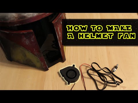 How to make a Mandalorian helmet fan.