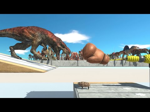 Can a Giant Boxing Glove Protect a Pig? ► Animal Revolt Battle Simulator