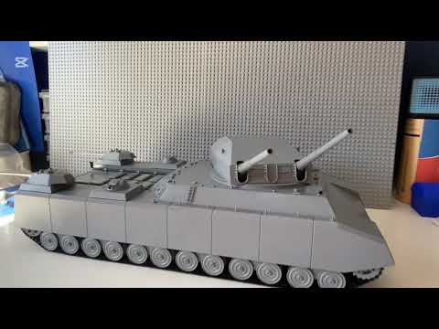 First of War 1/72 scale P-1000 Ratte scale model review.🇩🇪