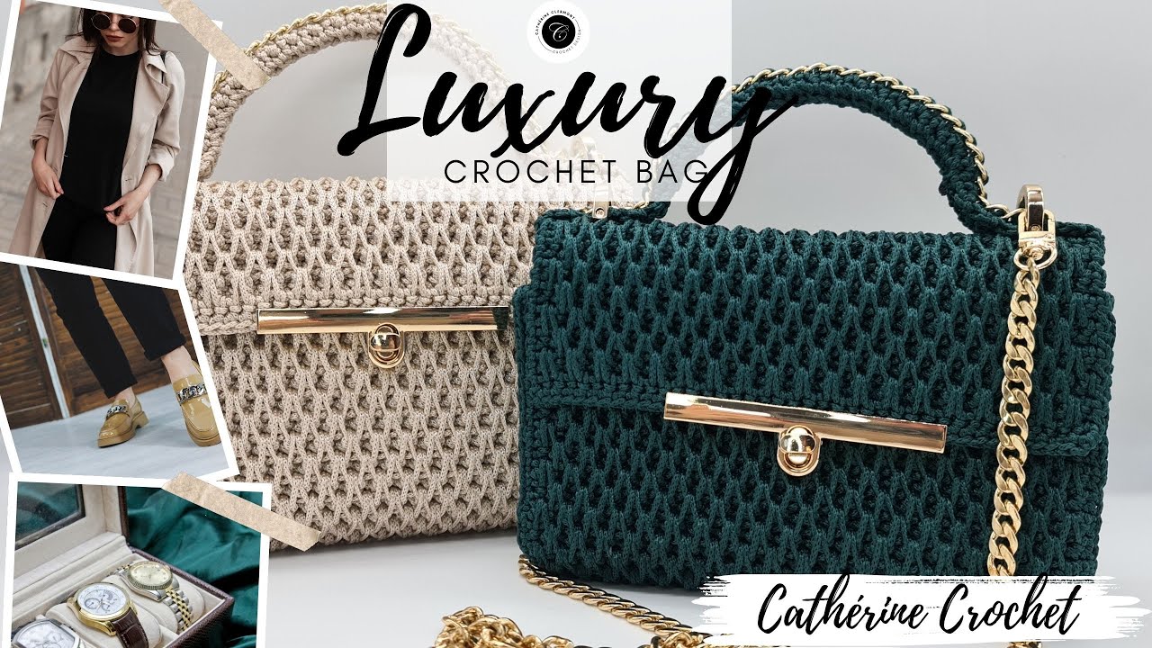 Luxury crochet bag tutorial