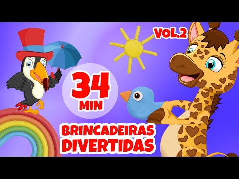 Brincadeiras Divertidas Vol.2 - Giramille 34 min | Desenho Animado Musical