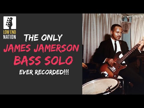 Thumbnail for The Only James Jamerson Bass Solo Ever Recorded!!! by James Jamerson