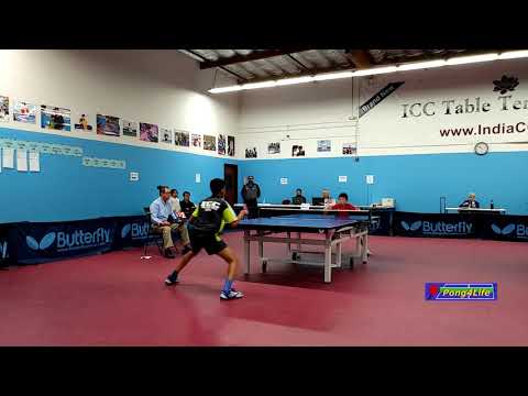 Cadet Boys Final: Jensen (2205) vs Ashwin (2190) at ICC Butterfly Winter Open on 2019-2-22