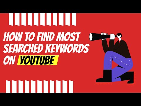 How to find the most searched keywords on youtube?