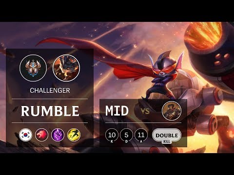 Rumble Mid vs Viktor - KR Challenger Patch 9.23