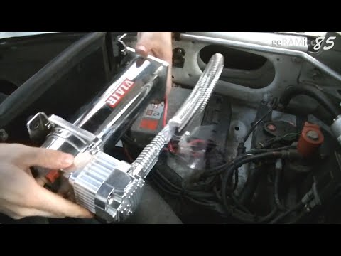 HOW TO INSTALL ONBOARD AIR COMPRESSOR | WIRING+MOUNTING VIAIR 444C SOURCE KIT SYSTEM IN DODGE RAM