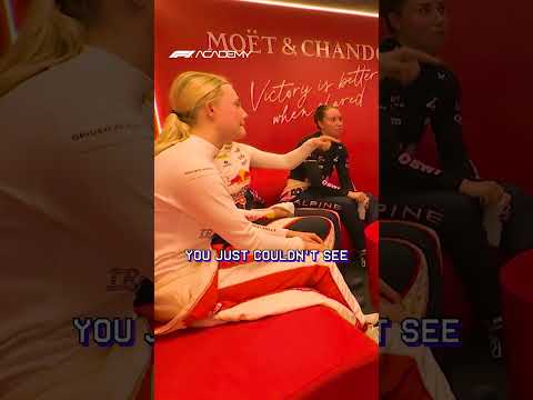 "I just looked in my mirror and saw Alba" 💬😲 | F1 ACADEMY