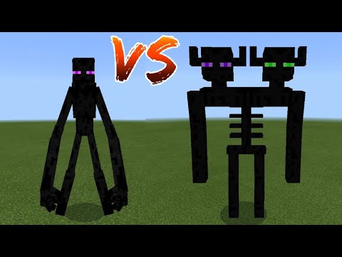 Mutant Enderman(Rhex) Vs Ender Titan and others - Minecraft Mob Battle