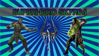 Superhero Skyrim - Reptile vs Shang Tsung