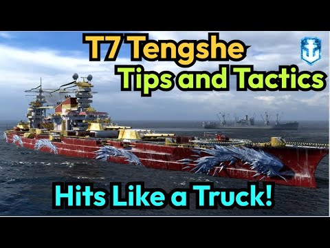 T7 Battleship Tengshe in Ranked: A Better Sinop With Spotter Plane | World of Warships