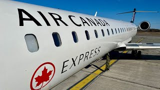 Air Canada 🇨🇦 ECONOMY Class Review | CRJ900 to MONTREAL [FULL FLIGHT REPORT]