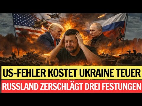 US-Fehler kostet Ukraine teuer – Russland zerschlägt drei Festungen