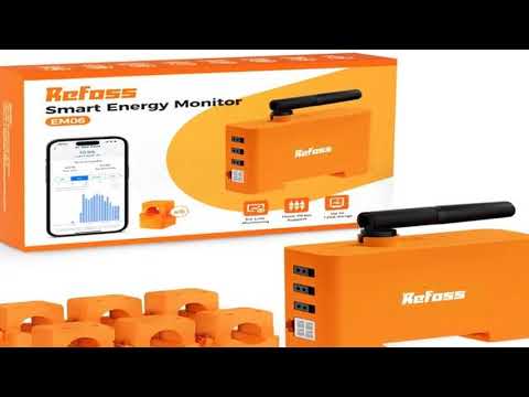 HOT Refoss Smart Energy Monitor with Energy Measurement EM06 WLAN Power Meter 3 Phase Smart Meter wi