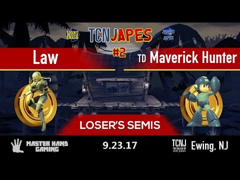 TCNJapes 2 - Law (Sheik) vs. TD | Maverick Hunter (Mega Man) - Loser's Semifinals