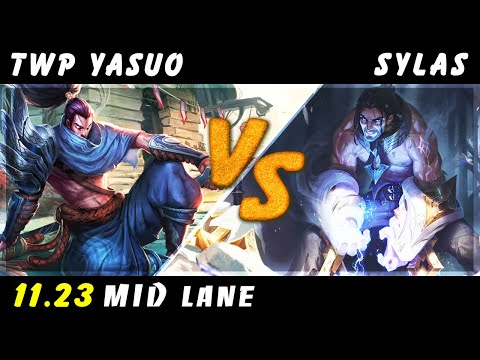 TheWanderingPro - Yasuo vs Sylas MID #3 Patch 11.23 - Yasuo Gameplay