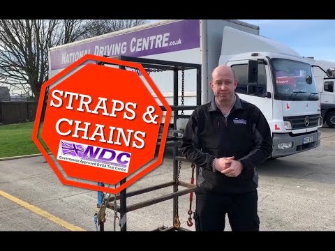 How to use Ratchet Straps and Chains- Driver CPC Mod 4!
