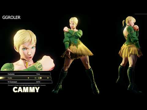 SFV:CE 👗 Cammy all official costumes 👗