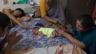 Dr. Neelima's child Vikram Aditya  crawls on Day1