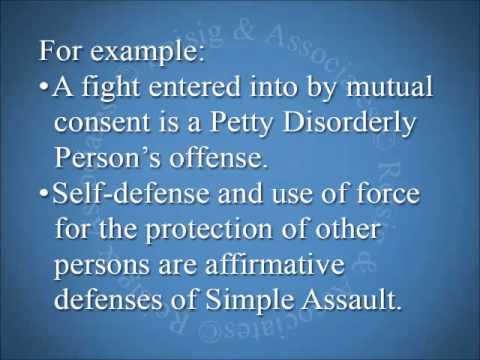What Is Simple Assault In New Jersey?