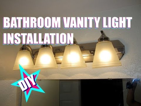 Installing a Hampton Bay Tavish Vanity Light