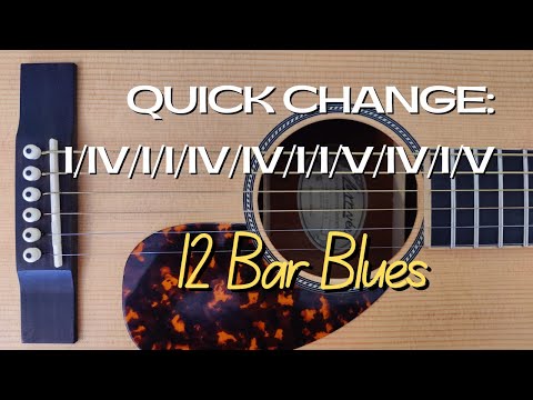 Understand the quick change in a 12 bar blues | Blues guitar tutorial