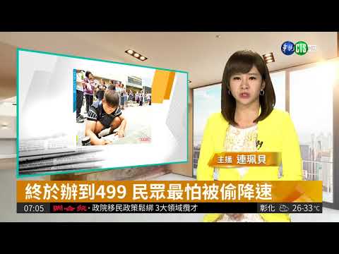 終於辦到499 民眾最怕被偷降速