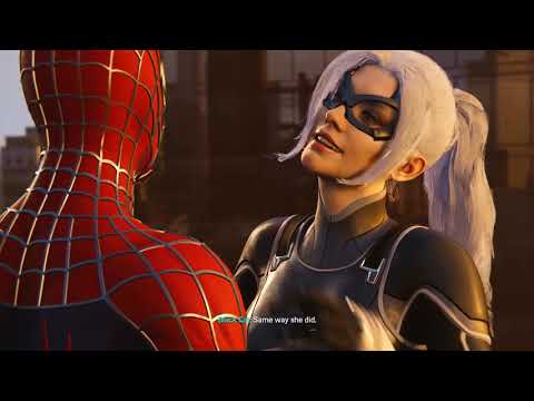 All Silver Sable & Black Cat Cutscenes Spider-Man PS4 Silver Lining DLC