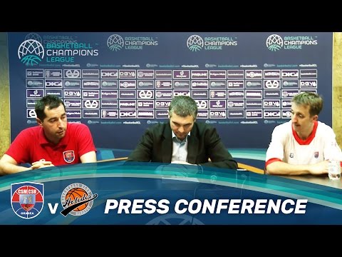 Partizan v Stelmet Zielona Gora - Press Conference - Basketball Champions League