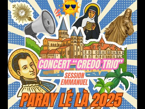 Concert CREDO TRIO à Paray lé là 2025