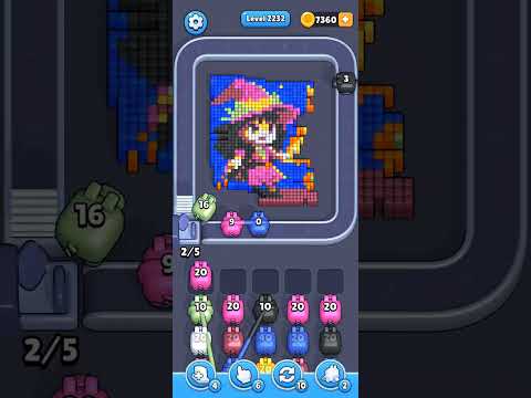 Pixel Flow Level 2232 Walkthrough