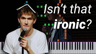 Bo Burnham // Ironic | LyricWulf Piano Tutorial on Synthesia