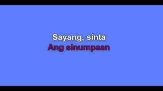 Pasko Na Sinta Ko-female version-karaoke-