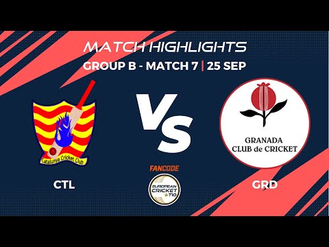 Group B, Match 7 - CTL vs GRD | Highlights | FanCode ECS Spain, 2022 Day 4 | ECT22.071