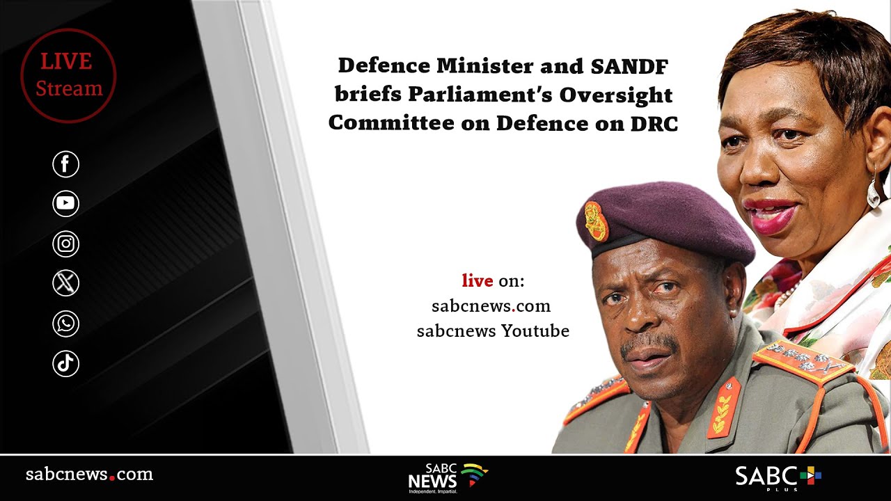 Defence Minister, Angie Motshekga, SANDF Chief brief parliament