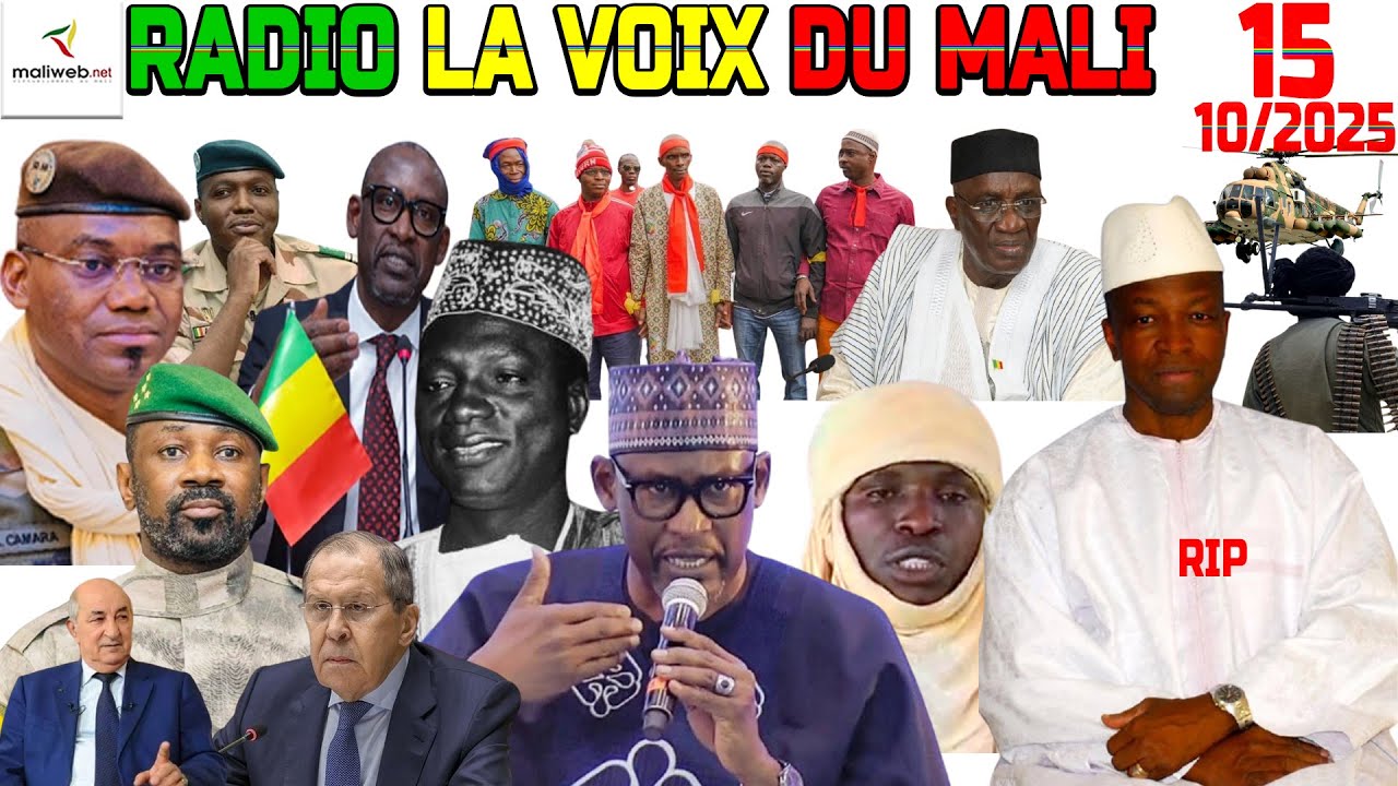 La Revue de Presse de la RADIO LA VOIX DU MALI du 16 Octobre 2025