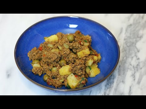 Picadillo - Stewed Ground Beef with Potatoes