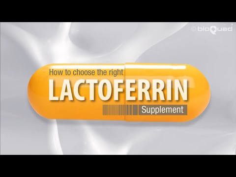 300mg lactoferrin bioactive glycoprotein capsule