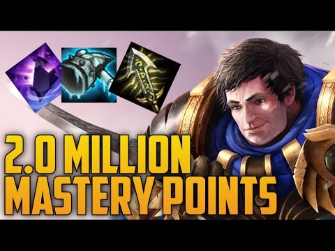 SILVER Garen 2,000,000 MASTERY POINTS- Spectate 2nd Highest Mastery Points on Garen
