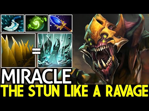 MIRACLE [Sand King] Epic Pro Gameplay The Stun Like a Ravage Dota 2