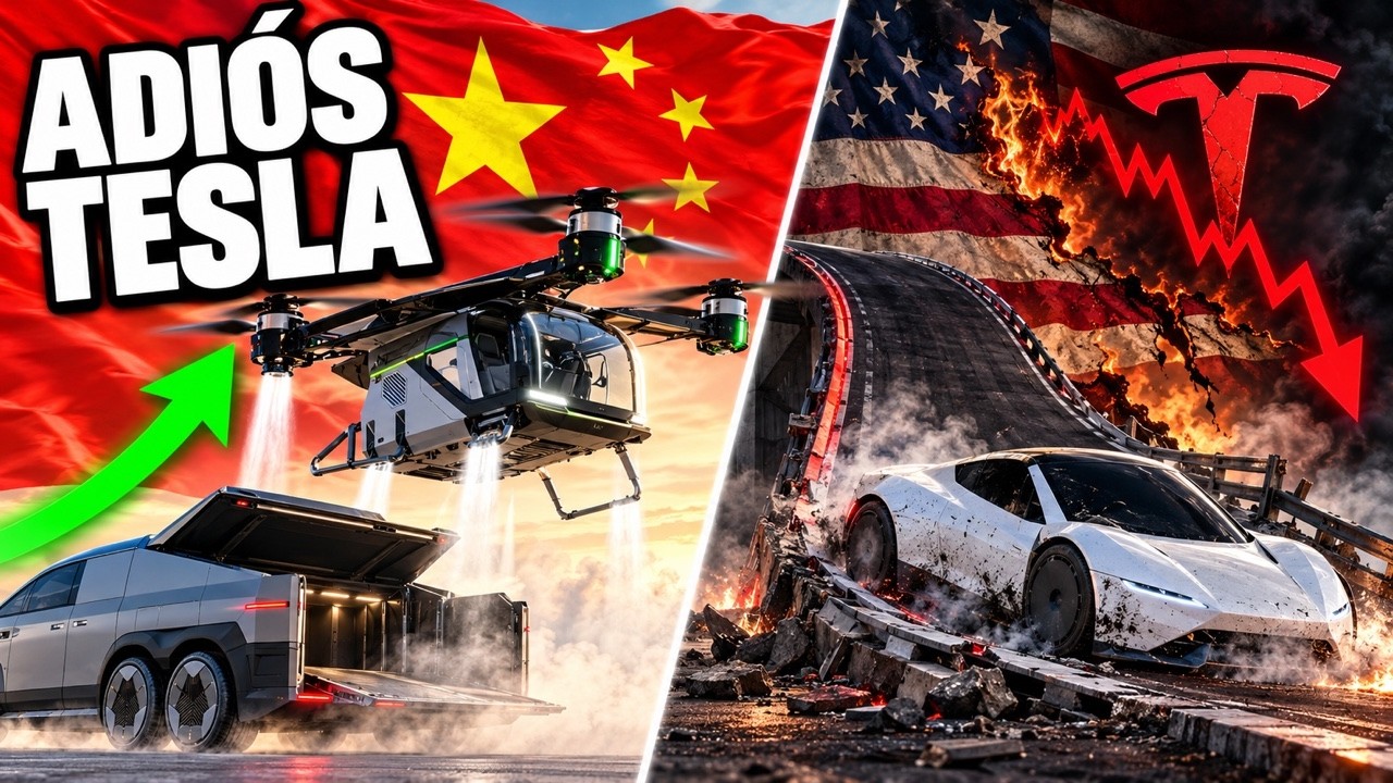 El Tesla “volador” NO vuela… y China ya tiene uno que sí