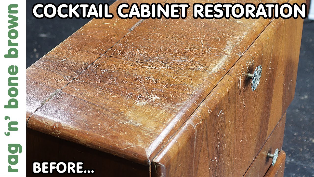 Watch video Vintage Cocktail Cabinet - Furniture Restoration Now Vintage Cocktail Cabinet - Furniture Restoration