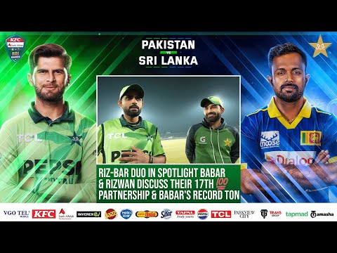 Riz-Bar duo in spotlight 🤩 Babar & Rizwan discuss their 1️⃣7️⃣th 💯 partnership & Babar's record ton